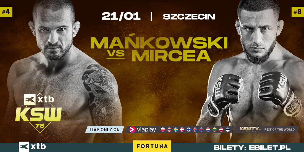 Mańkowski vs Mircea na KSW 78