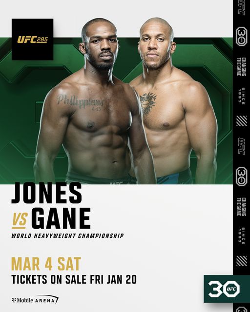 UFC 285 Jones Gane