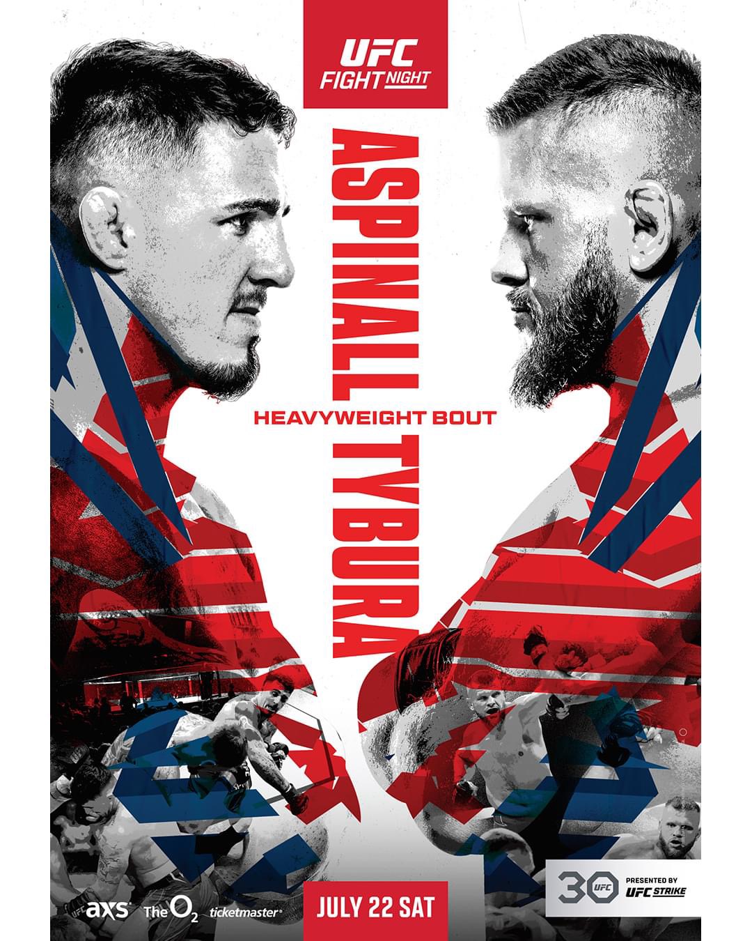 UFC Fight Night: Aspinall vs Tybura | WYNIKI NA ŻYWO START 18:00