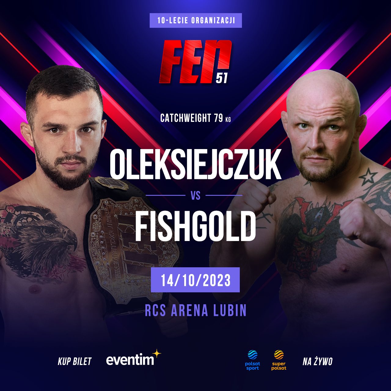 FEN 51: Fishgold nowym rywalem Oleksiejczuka w walce wieczoru