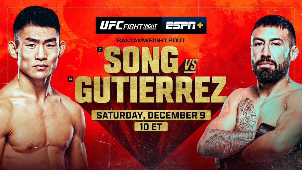 UFC Fight Night: Song vs Gutierrez | WYNIKI NA ŻYWO OD GODZ. 01:30