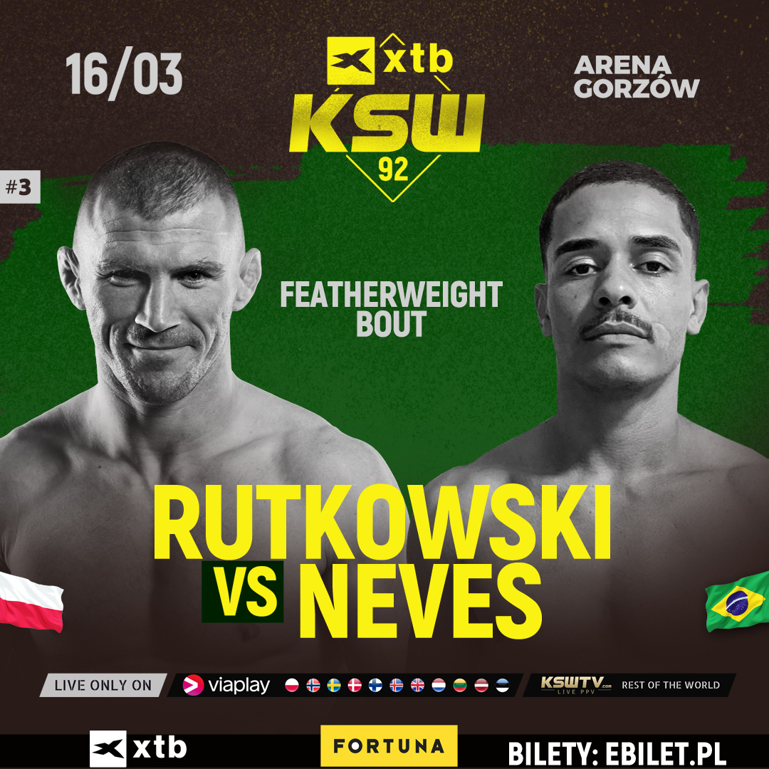 KSW 92: Daniel Rutkowski przywita w KSW Brazylijczyka z niecodziennym bilansem walk