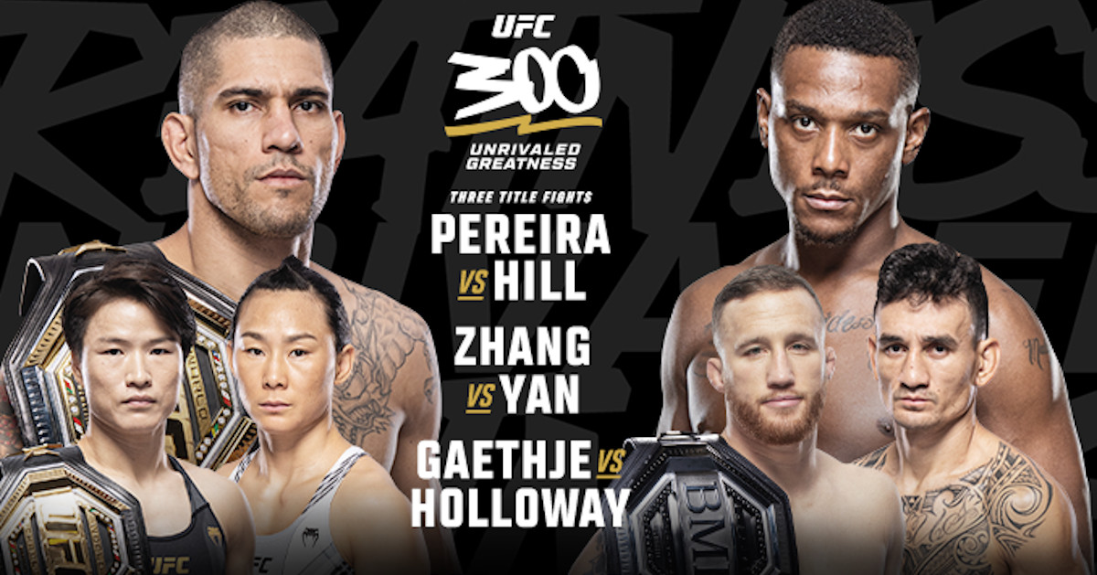 UFC 300: Pereira vs Hill | WYNIKI NA ŻYWO