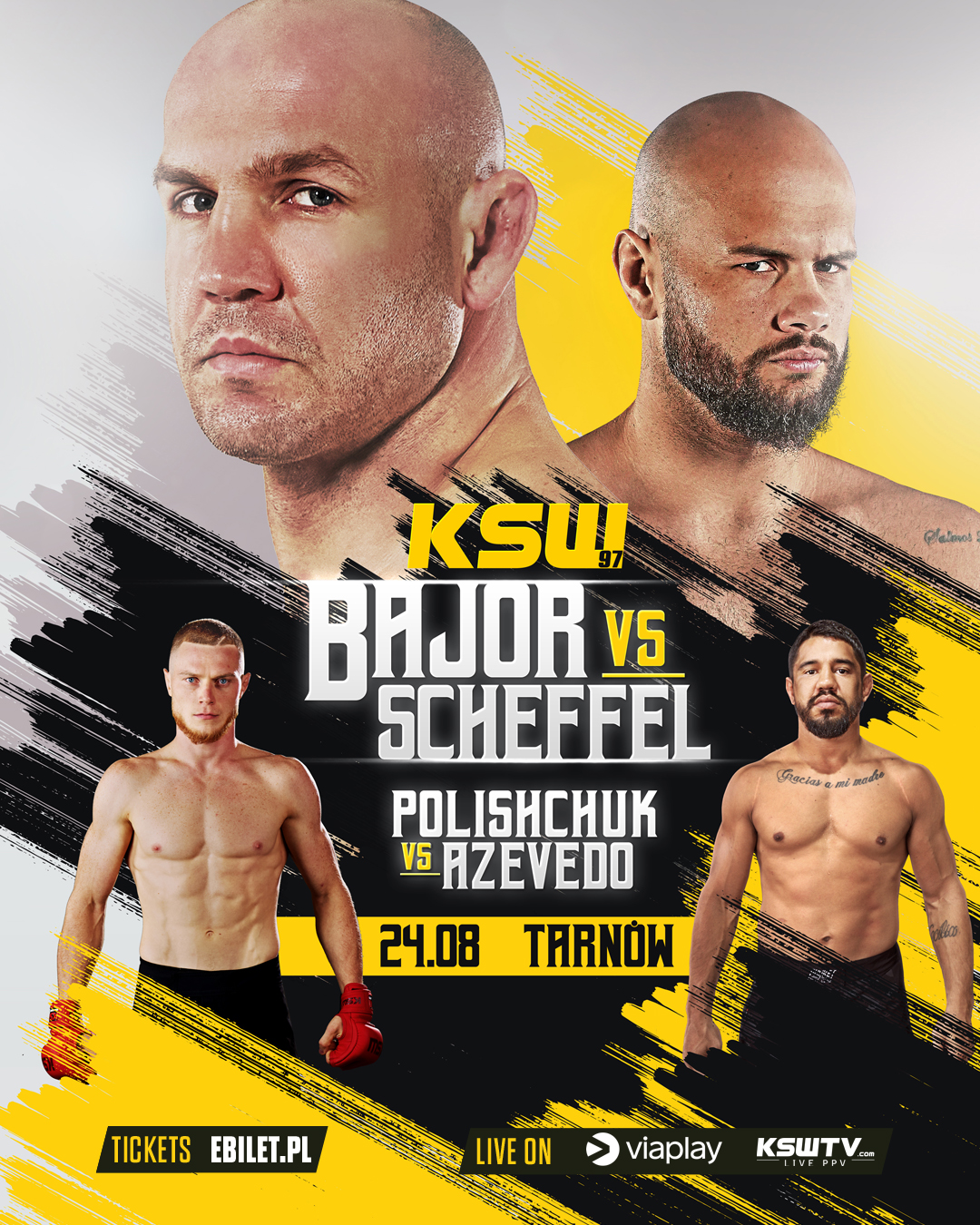 KSW 97: Zmiany w karcie walk i nowe starcia