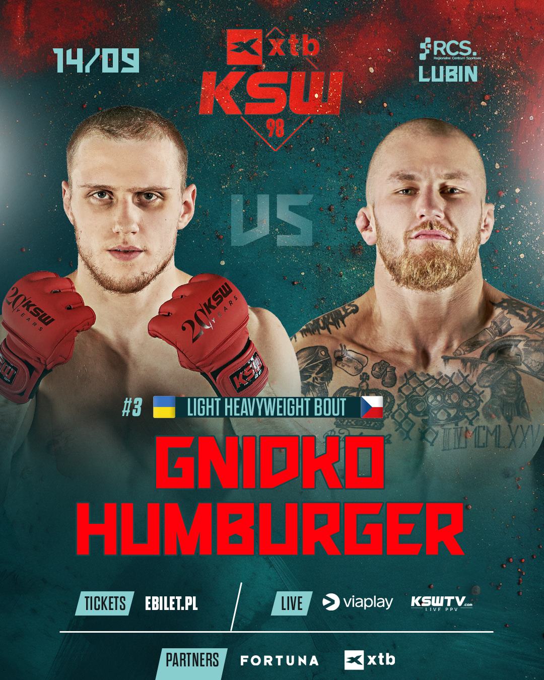 KSW 98: Bohdan Gnidko przywita w wadze półciężkiej Dominika Humburgera