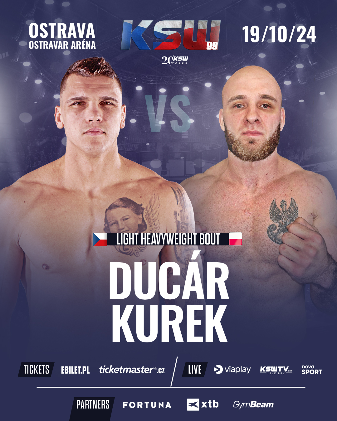 KSW 99: Vasil Ducár przywita niepokonanego Bartosza Kurka