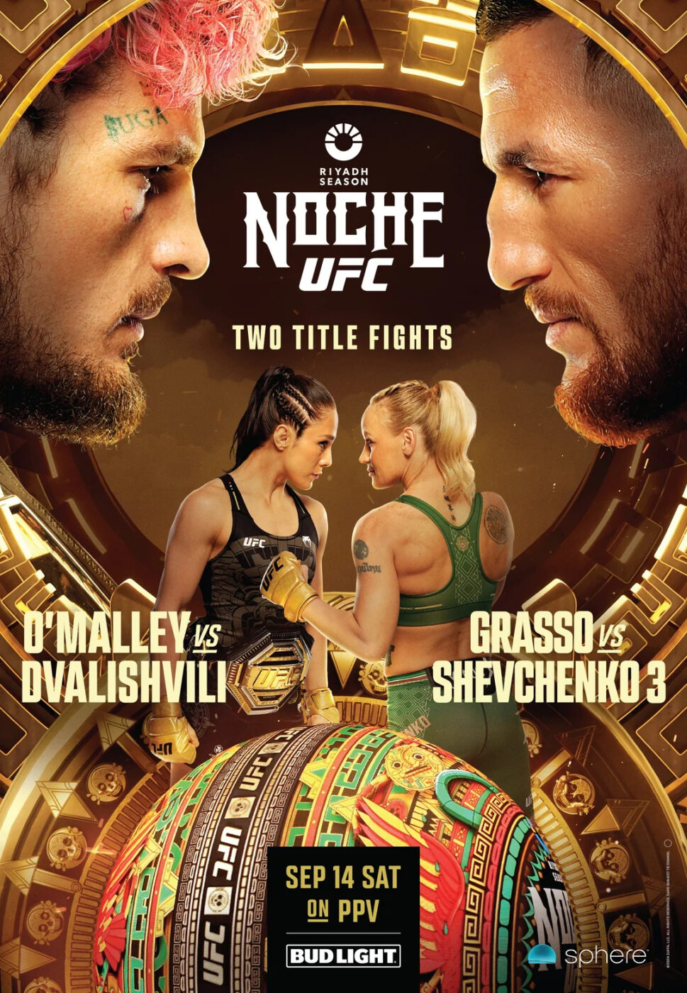 UFC 306: O’Malley vs Dvalishvili | WYNIKI NA ŻYWO