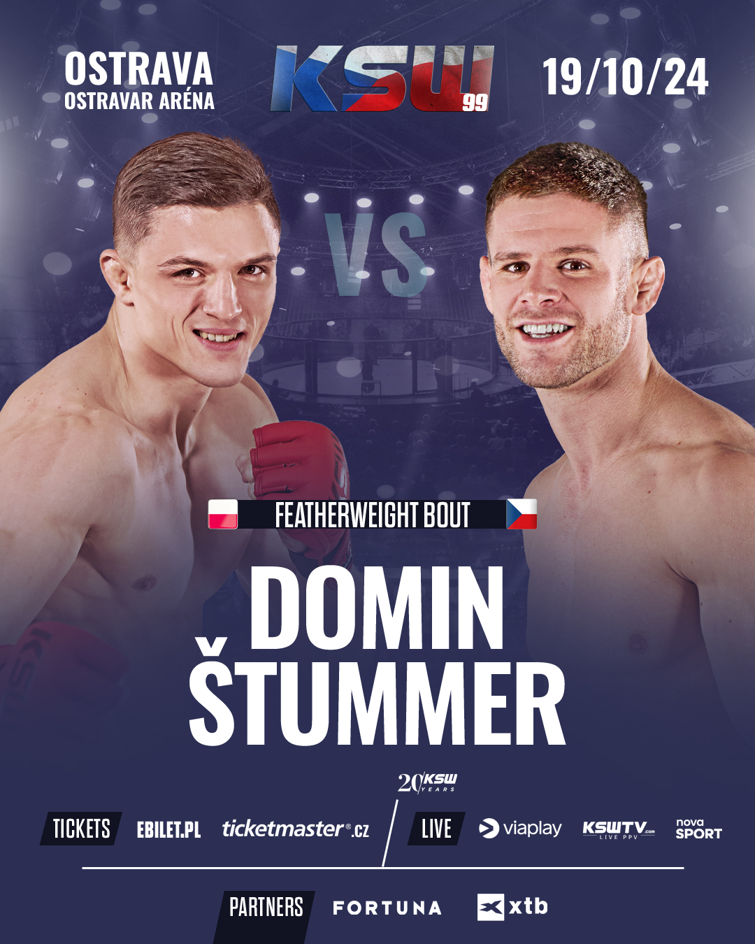 KSW 99: Michał Domin stanie do rywalizacji z Josefem Štummerem