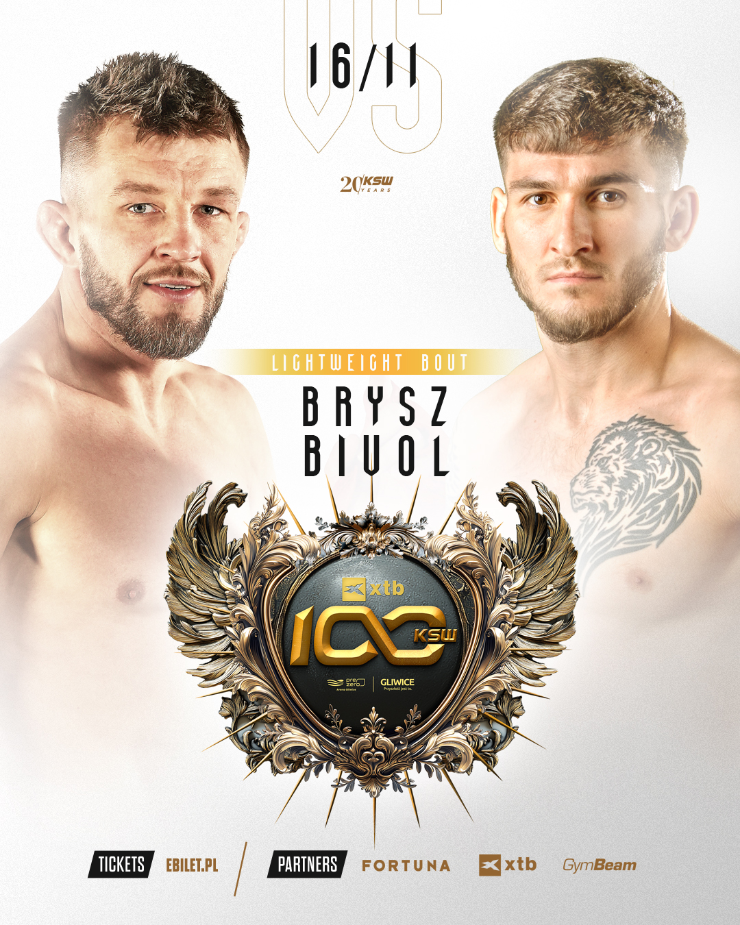 KSW 100: Adam Brysz poznał rywala