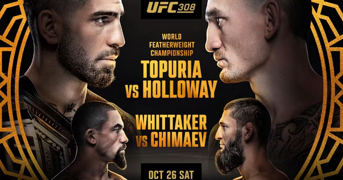 UFC 308 Topuria vs Holloway