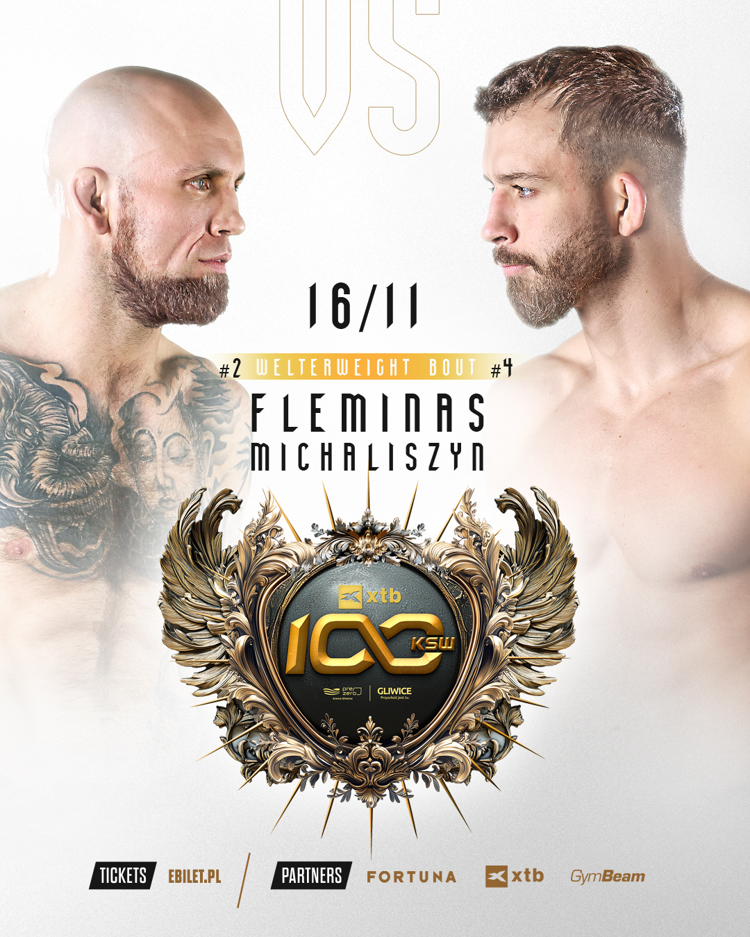 KSW 100 Michaliszyn Fleminas