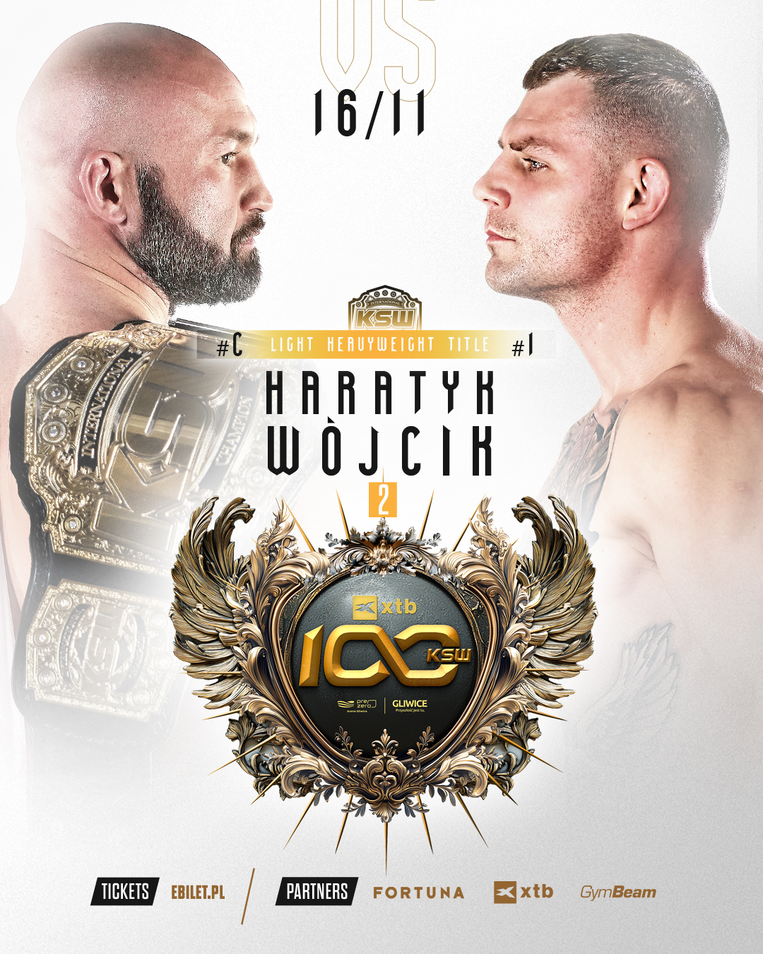 KSW 100: Haratyk vs Wójcik 2. Mistrzowski rewanż