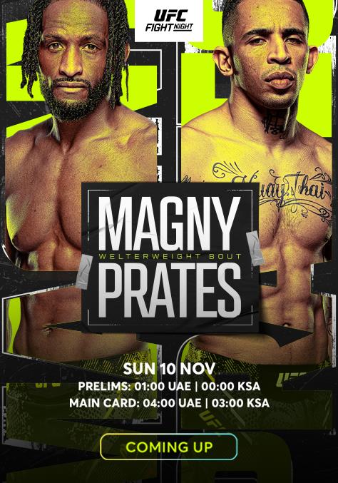 UFC Fight Night Magny vs Prates