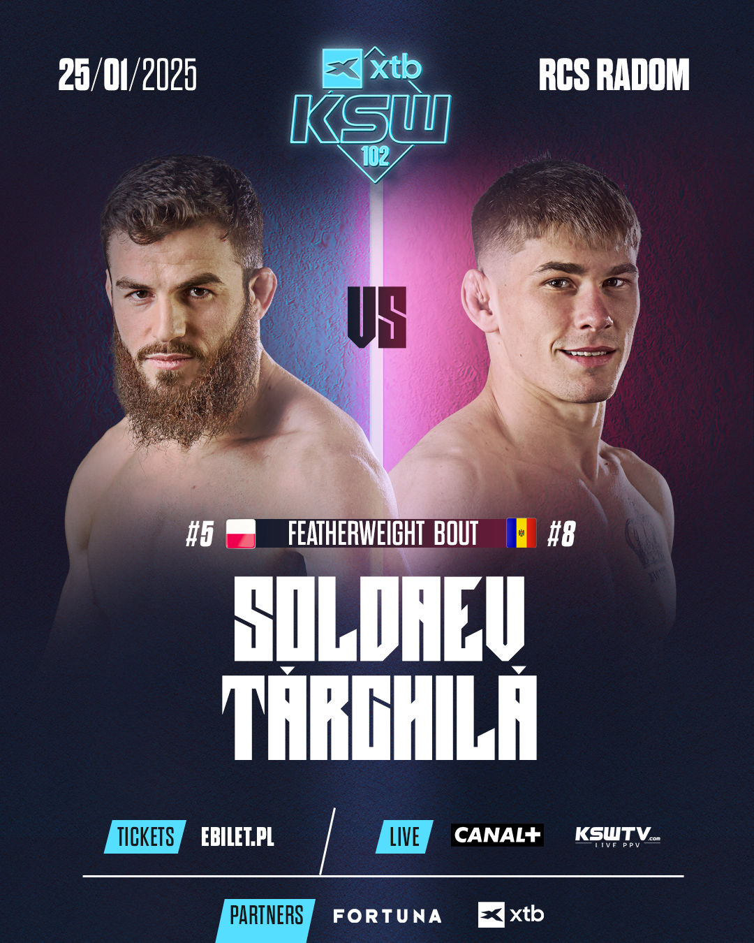 KSW 102 Soldaev Tarchila