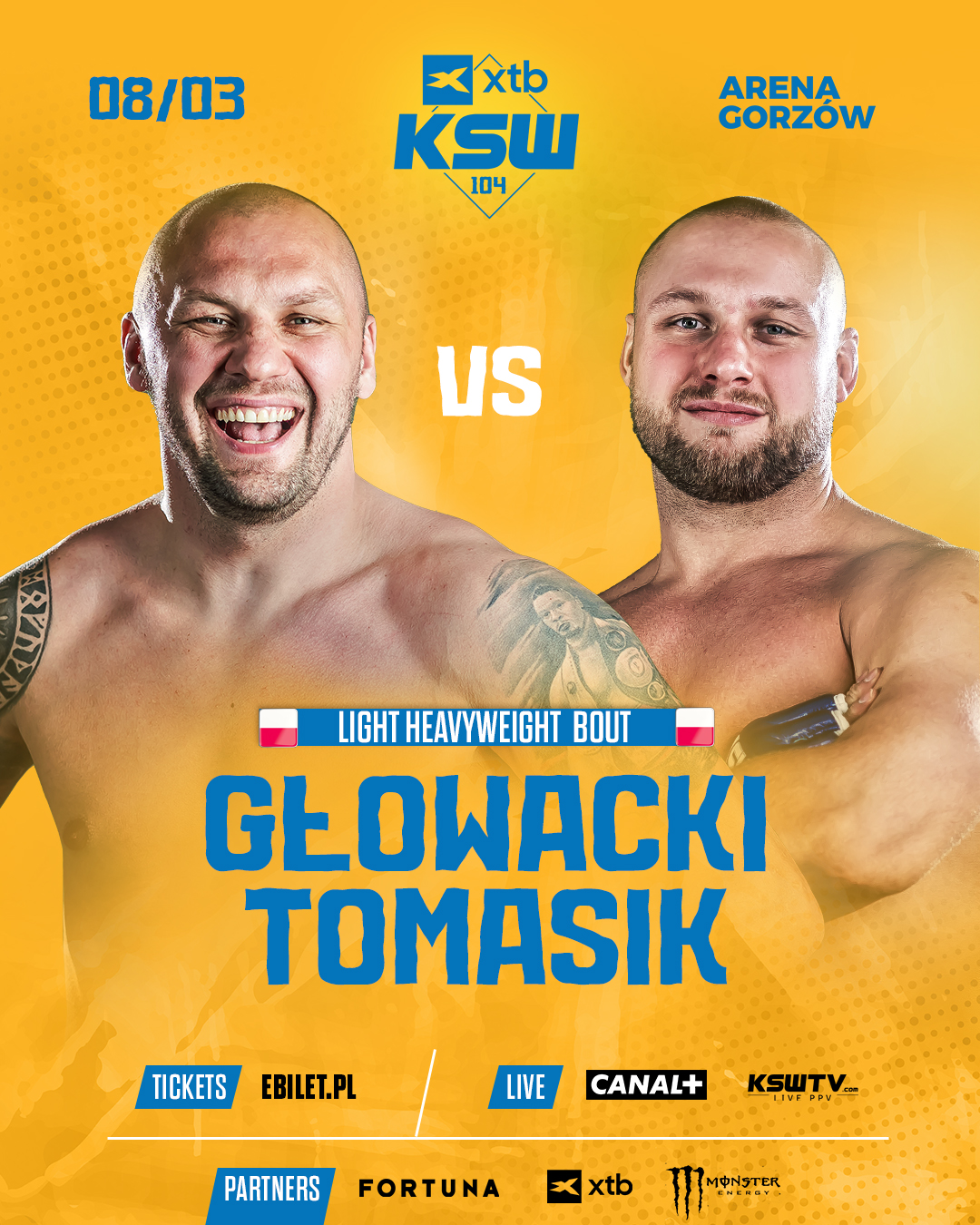 KSW 104: Krzysztof Głowacki powróci do klatki