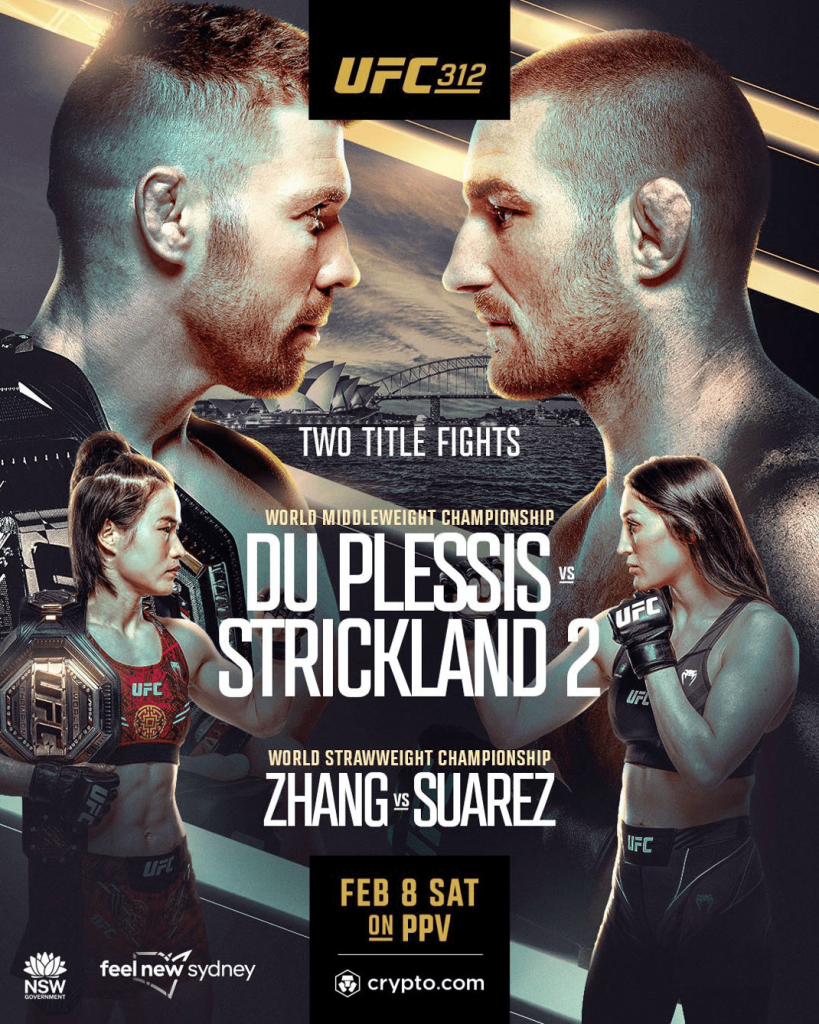 UFC 312: Du Plessis vs Strickland 2 | WYNIKI NA ŻYWO