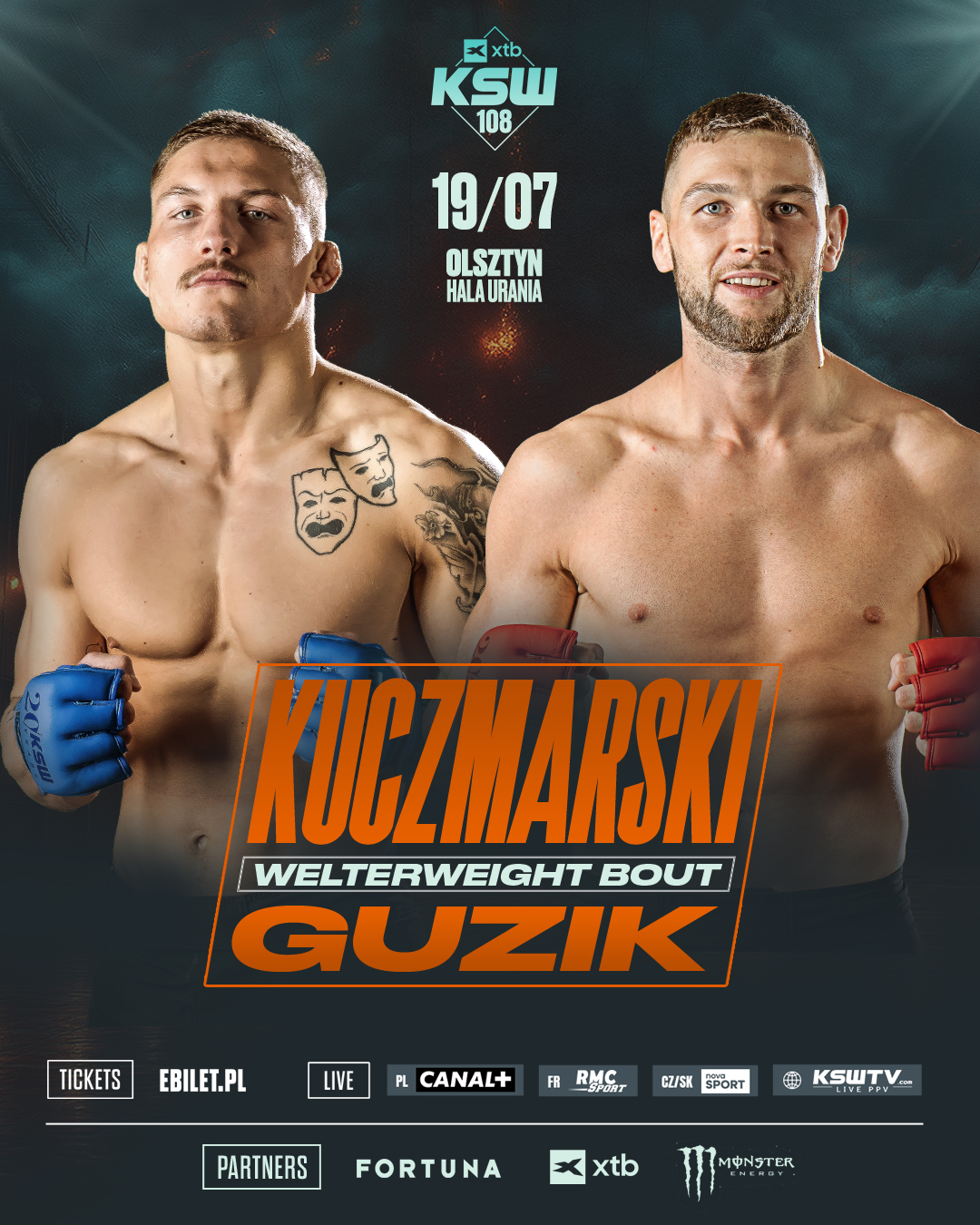 Dawid Kuczmarski poznał rywala na galę KSW 108