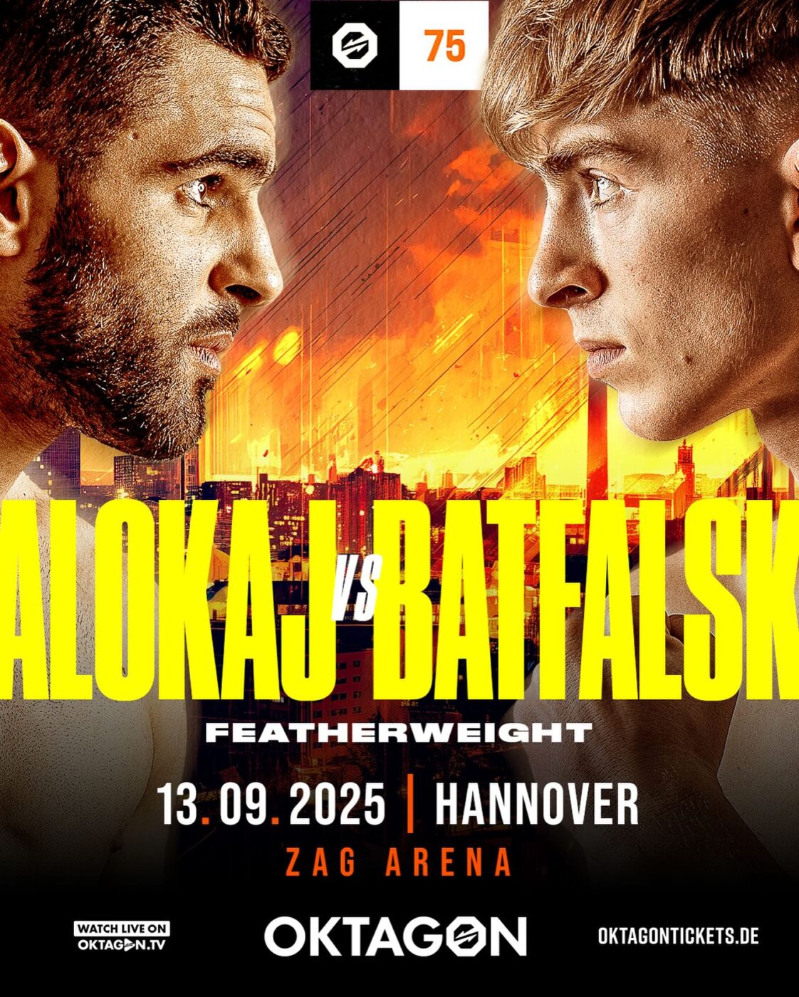 OKTAGON 75: Palokaj vs Batfalsky | WYNIKI NA ŻYWO