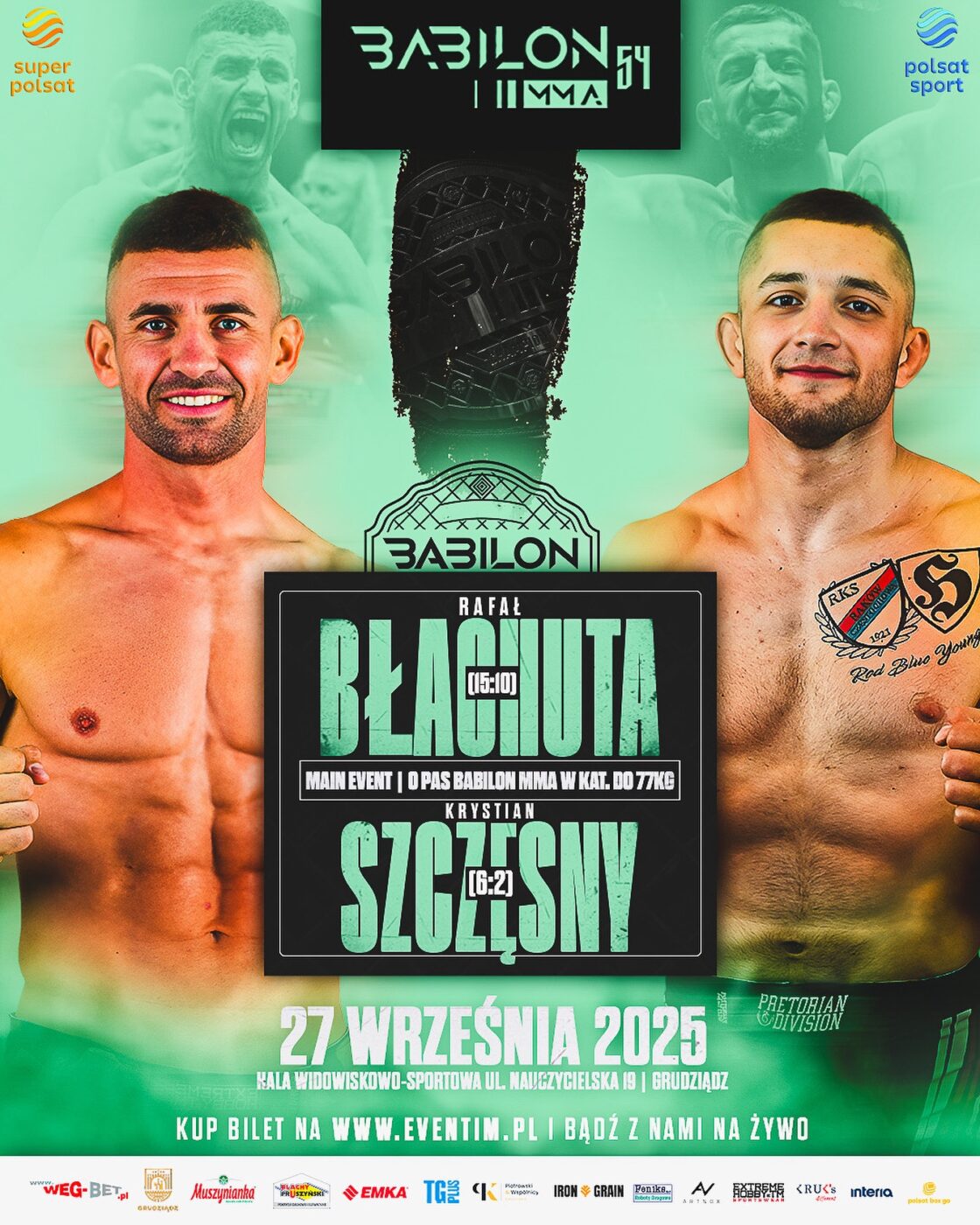 Babilon MMA 54: Błachuta vs Szczęsny | WYNIKI NA ŻYWO