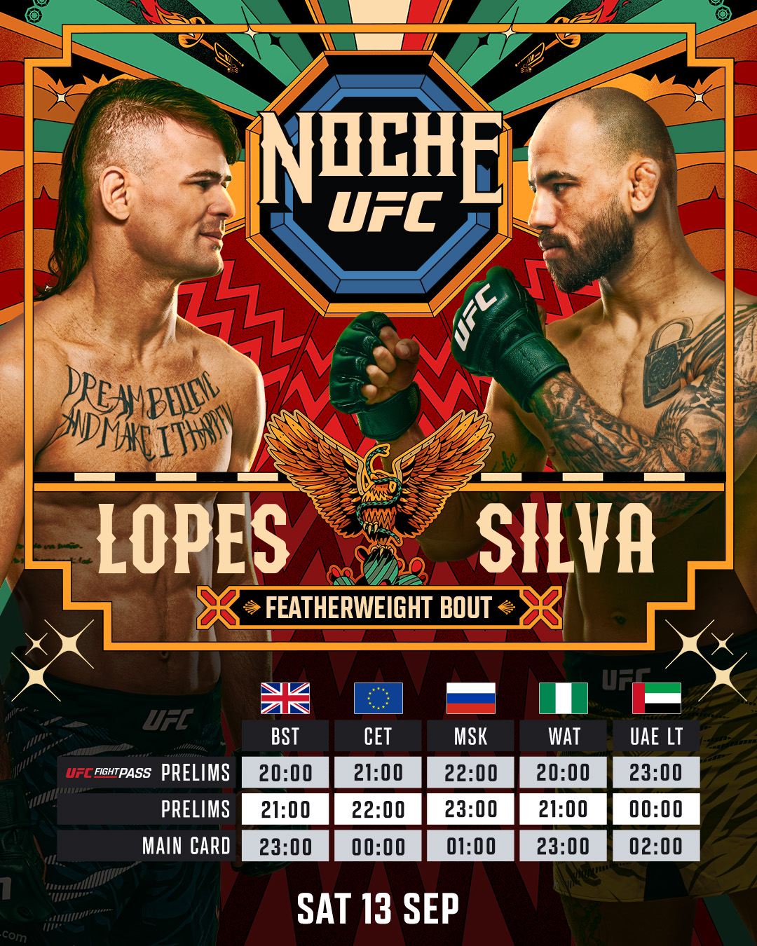UFC Fight Night: Lopes vs Silva | WYNIKI NA ŻYWO