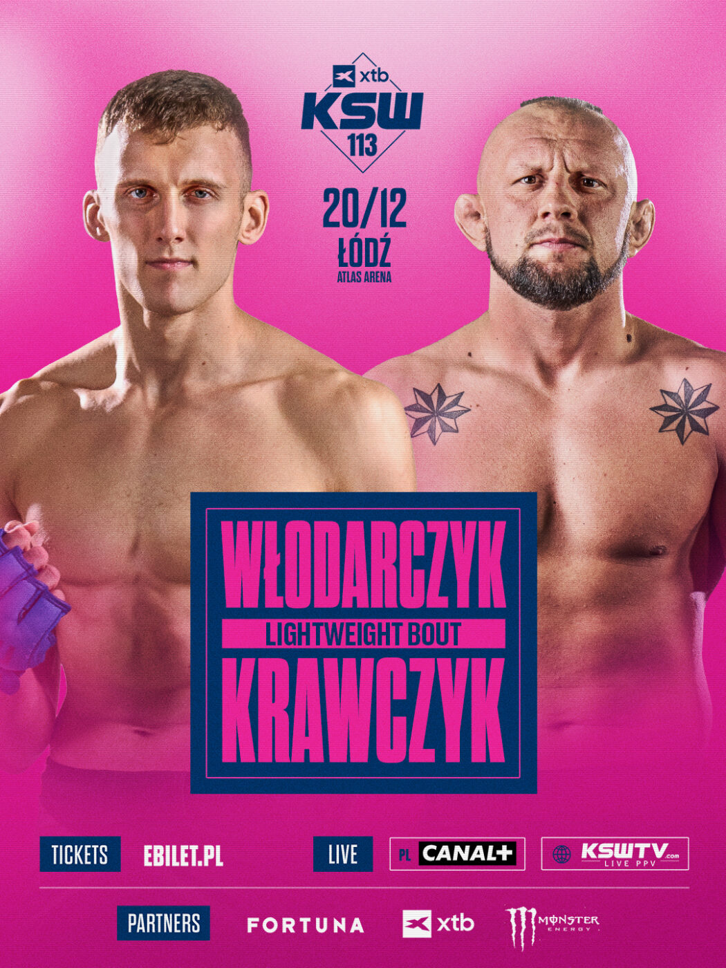Igor Włodarczyk zmierzy się z Arturem Krawczykiem na gali KSW 113