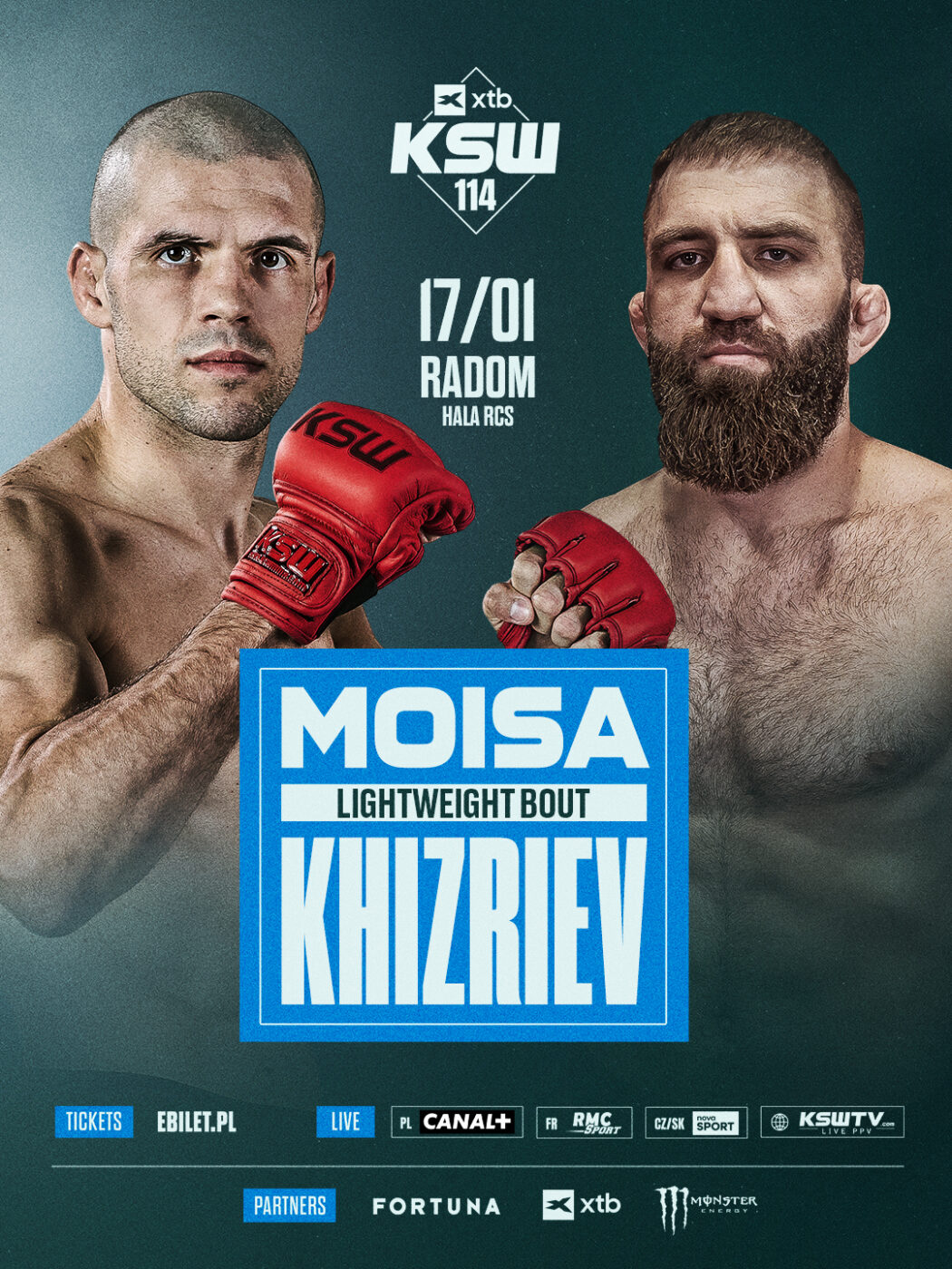 Oleksandr Moisa przywita w KSW niepokonanego Irasa Khizrieva