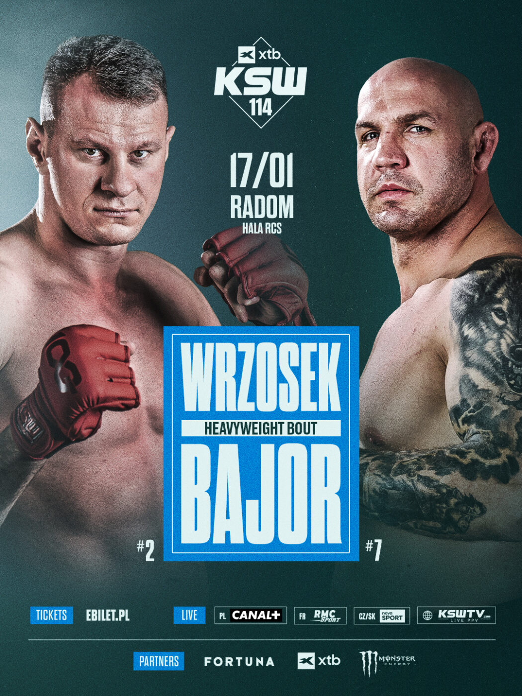 Szymon Bajor rywalem Arkadiusza Wrzoska na galę KSW 114 w Radomiu