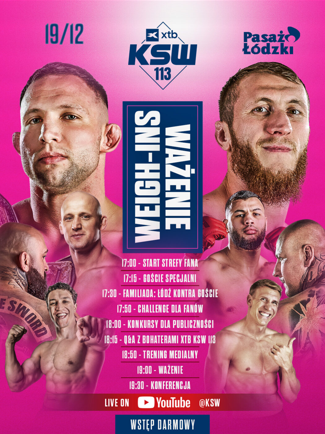 Wyniki porannego ważenia przed galą KSW 113 w Łodzi