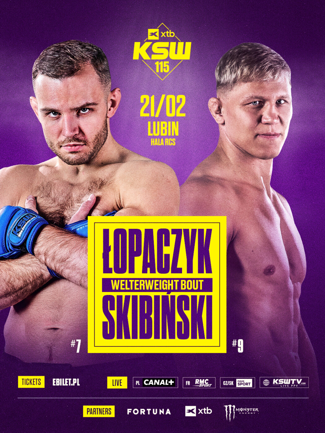 Tymoteusz Łopaczyk zmierzy się z Danielem Skibińskim podczas gali KSW 115