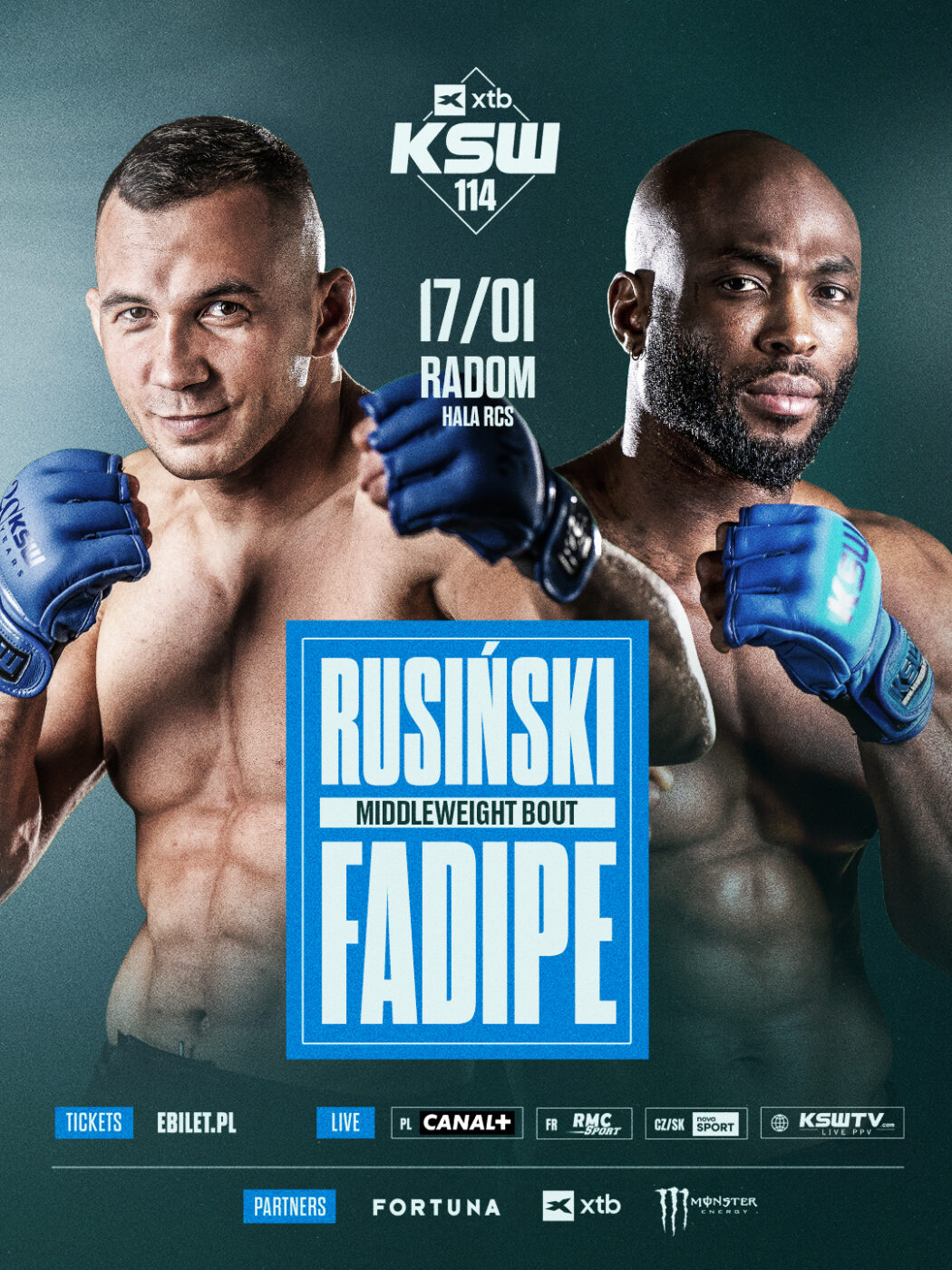 Henry Fadipe z nowym rywalem na galę KSW 114