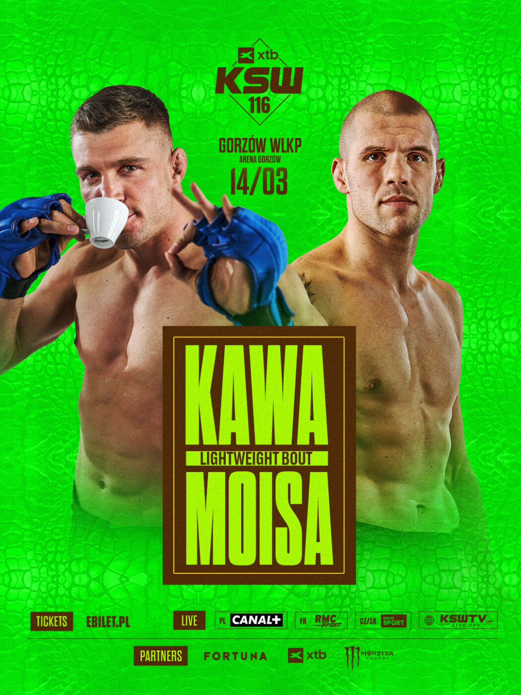 Wojciech Kawa zmierzy się z Oleksandrem Moisą na gali KSW 116