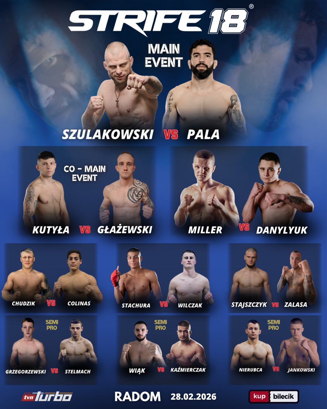 STRIFE 18: Szulakowski vs Pala | WYNIKI NA ŻYWO