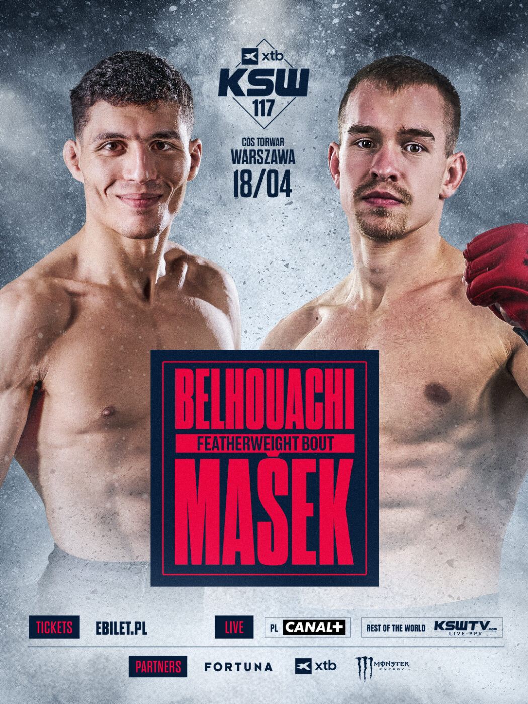 Francusko-czeskie starcie otworzy galę KSW 117