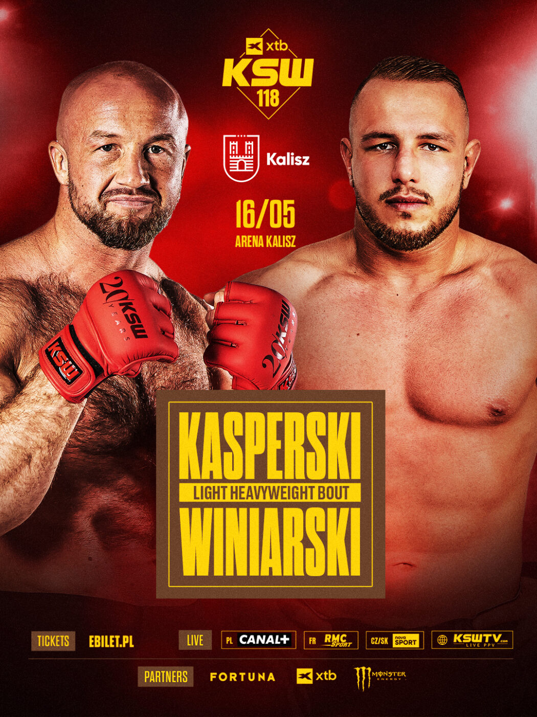 Dwóch mocnych stójkowiczów zmierzy się na gali KSW 118 w Kaliszu