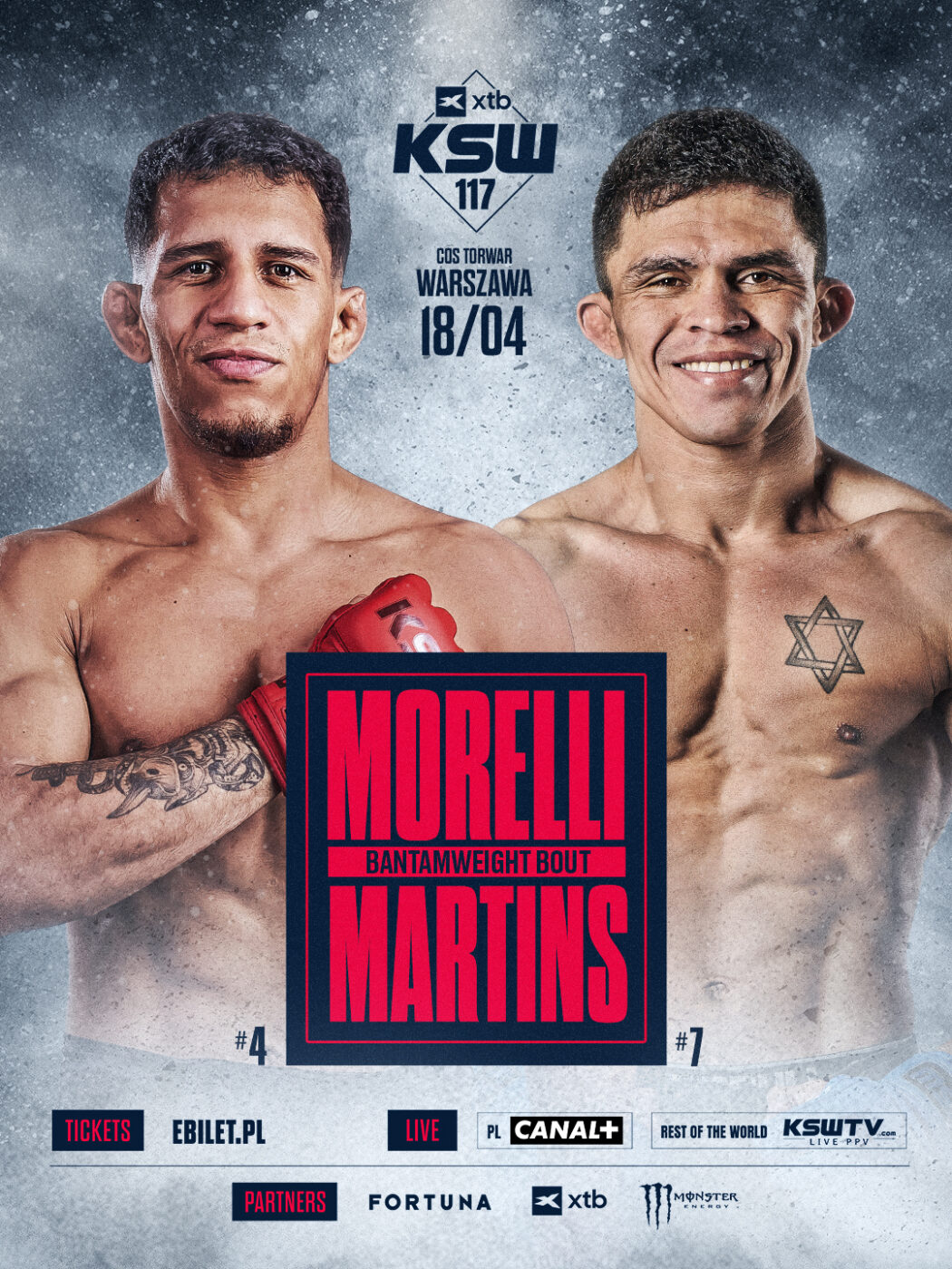 Zestawienie byłych pretendentów do pasa zamyka kartę walk gali KSW 117