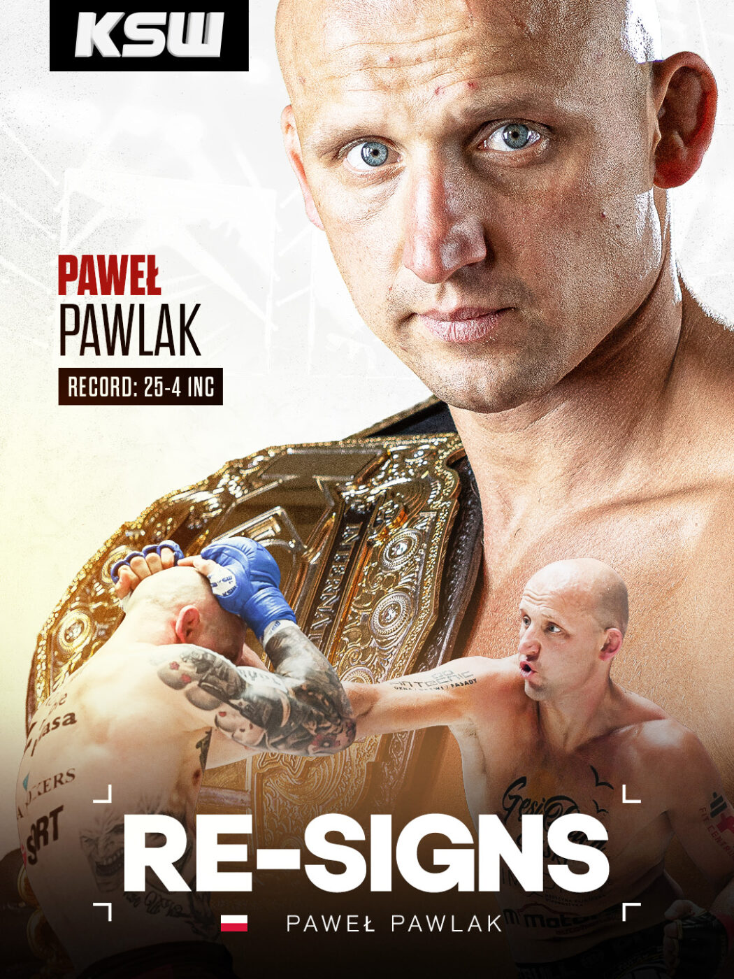 Paweł Pawlak podpisał nowy kontrakt z organizacją KSW