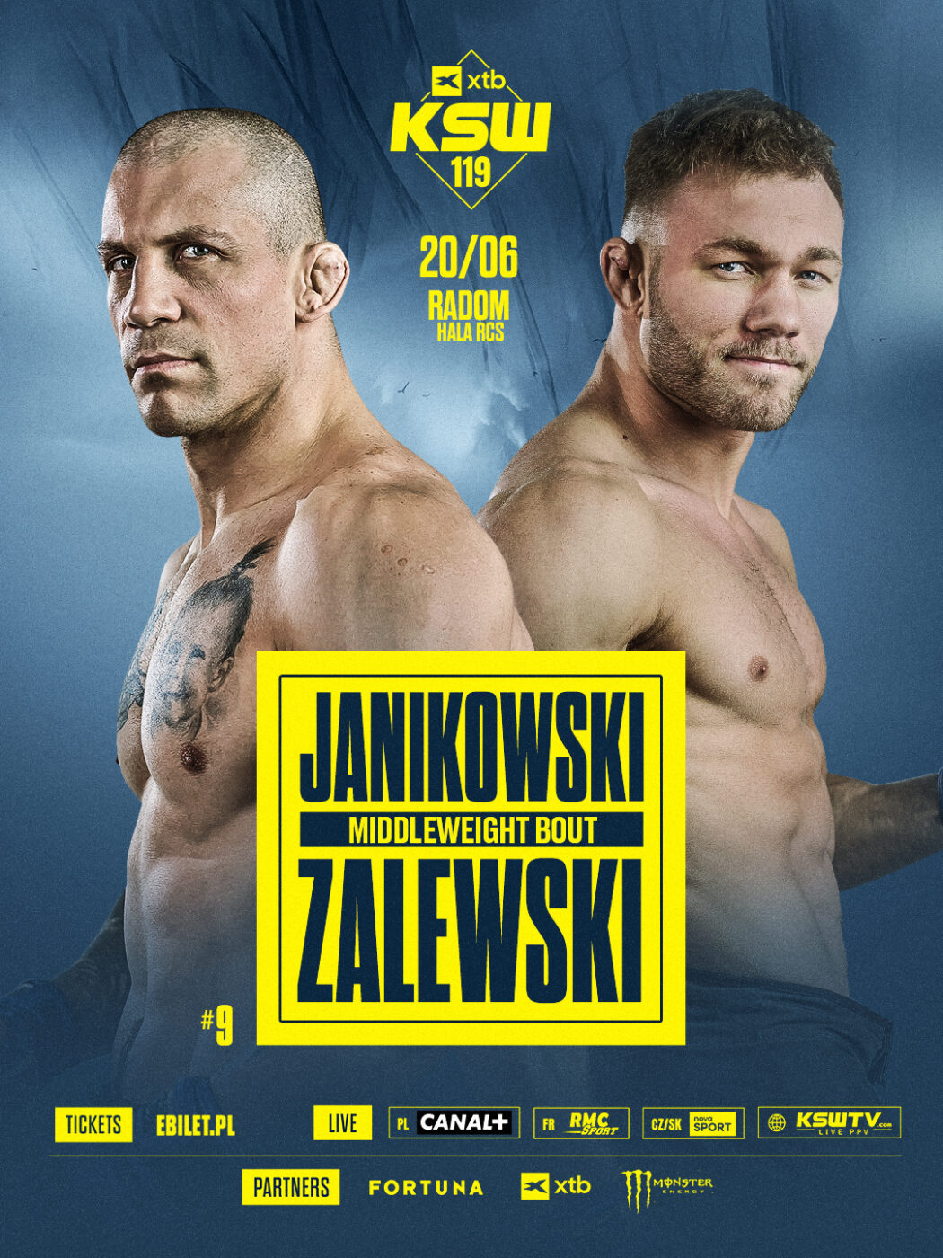 Damian Janikowski zmierzy się z Wiktorem Zalewskim na gali KSW 119