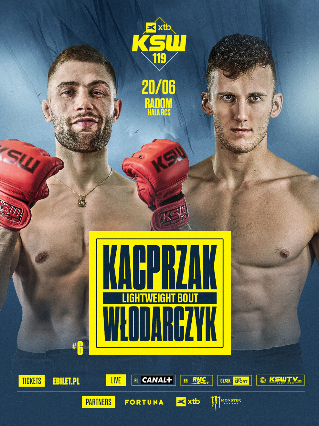 Piotr Kacprzak zmierzy się z Igorem Włodarczykiem podczas gali KSW 119