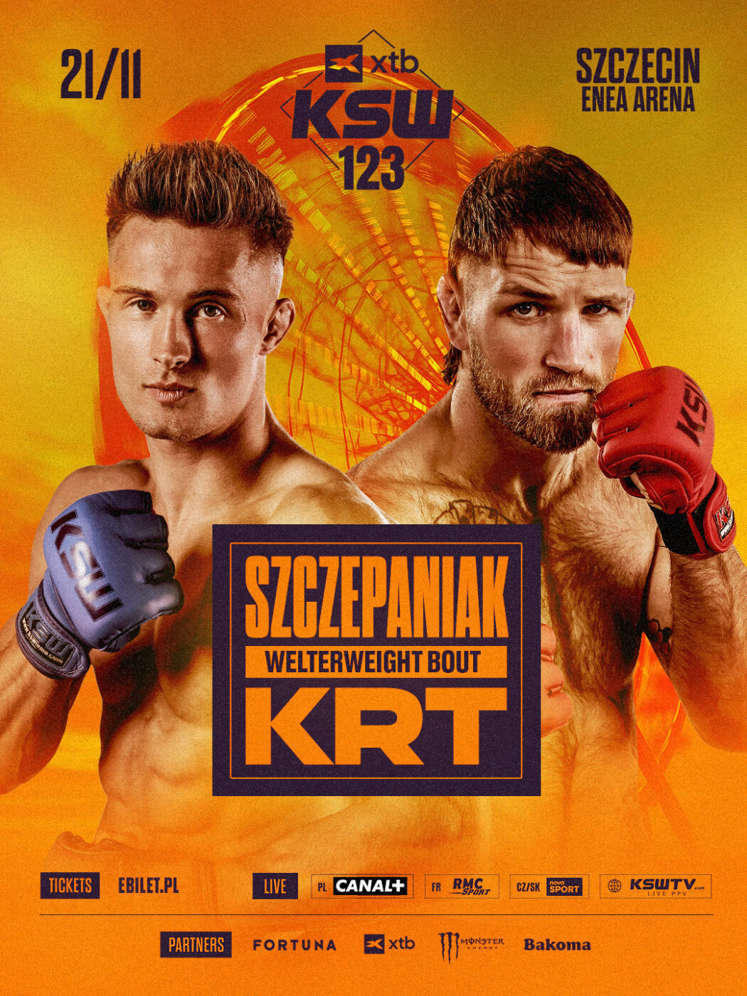 Polsko-czeski pojedynek dodany do karty walk gali KSW 123
